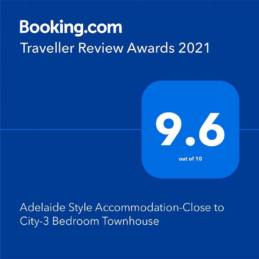 Apartment Adelaide Style Accommodation-Close To City-North Adelaide-3 Bdrm- Free Parking